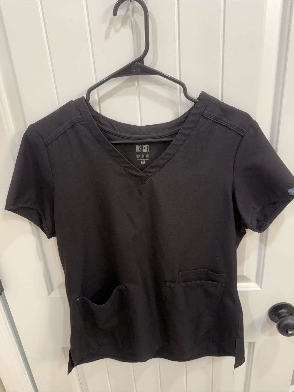 Insight Women’s Black V-Neck Short Sleeve Top